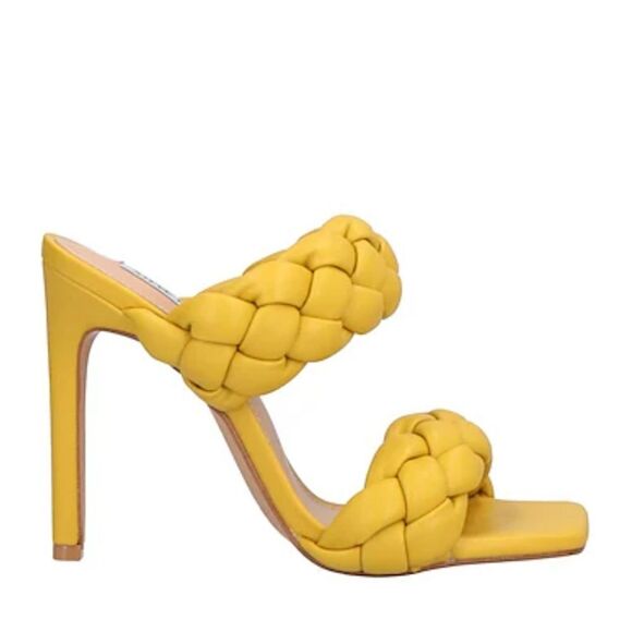 BRAND NEW STEVE MADDEN WOMEN"S CHUNKY BRAIDED STRAP DETAILS KENLEY HEELED SANDAL - Picture 15 of 15